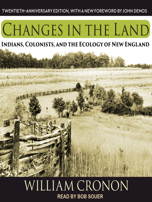 Title details for Changes in the Land by William Cronon - Wait list